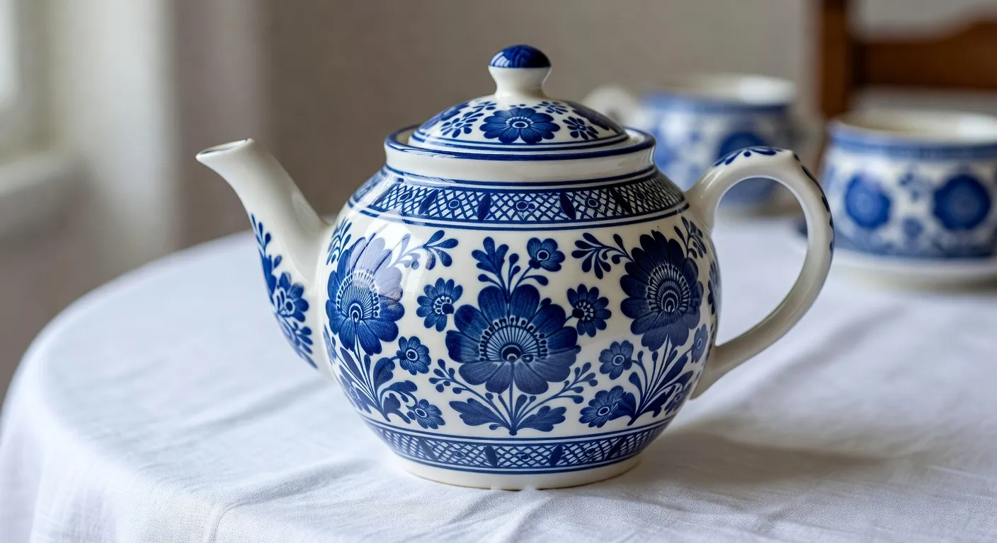 Boite laquee de Palekh representant une scene de conte russe sur fond noir