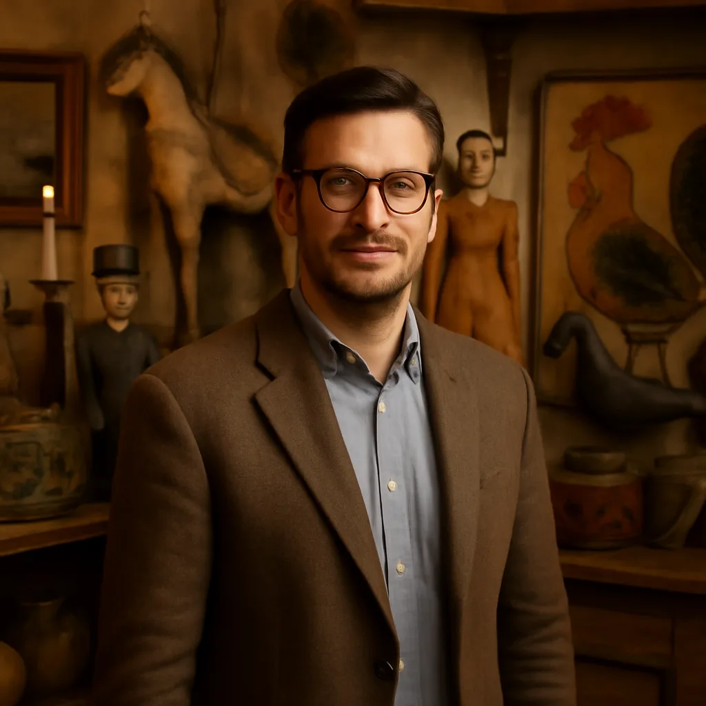 Portrait de Julien Marceau, expert indépendant en objets d'art populaire anciens