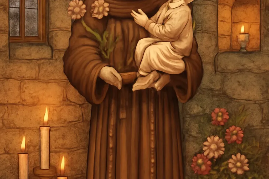 Statue de saint populaire dans une chapelle rurale
