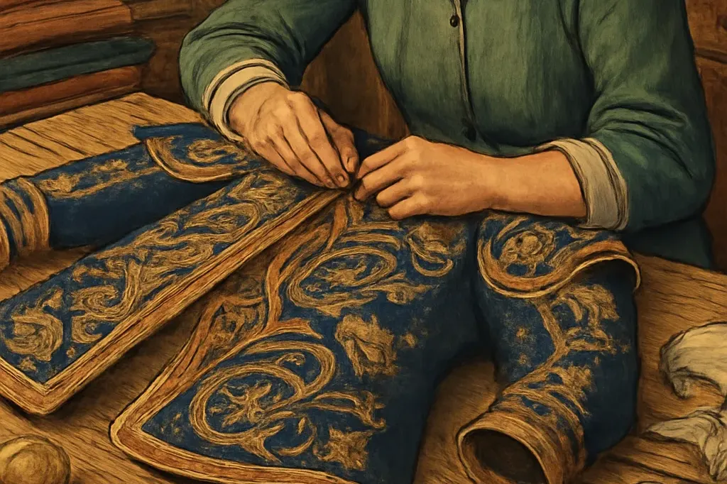 Atelier de restauration de textile ancien